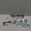 Gaoye Professional Reading Glasses for All Day - Computer Readers with Blue Light Protection - Value Pack (A1-5 Pack Mix Color) 1.5 x