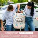 Metplus No Touch Sign Car Seat Cover for Babies, Mom Nursing Covers Breastfeeding Scarf, Multi Use Infant Carseat Canopy for Newborn Carrier/Stroller/Shopping Cart, Baby Shower Gifts for Boy Girl (Little Angel)