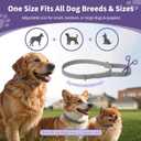Wiiks&Wooks Flea and Tick Collar for Dogs, 5 Packs Flea Collar for Dogs with Natural Essential Oils, Waterproof & Adjustable Flea and Tick Prevention Collar for Small Medium Large Dogs & Puppies