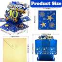 2 x Asmallgf Happy 10th Anniversary Pop Up Card & Gifts for Him Her, Wedding Anniversary Card for Husband Wife Couple,Tin Gifts for 10 Year Old Anniv