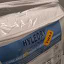 HYLEORY King Size Waterproof Mattress Pad Protector, Breathable Quilted Mattress Cover Noiseless Waterproof Fitted Sheet Mattress Topper Upto 21" Deep Pocket, White