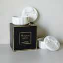 COLLECTIVE HOME Monogram Initial Jewelry Box with Bow - Elegant Ring Holder & Earring Dish | Christmas Gift Idea for Women, Unique Birthday Present for Her (M)