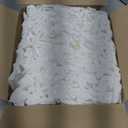 Comfy Package Individually Wrapped Disposable Plastic Flexible Drinking Straws - BPA Free - White [380 Pack]