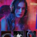 Wireless Gaming Headsets for PS5, PS4, Mac, Switch, PC, Computer - 2.4GHz & Bluetooth 5.2 Gamer Gaming Headphones Wireless, ENC Noise-Canceling Mic, 50MM Drivers, Red