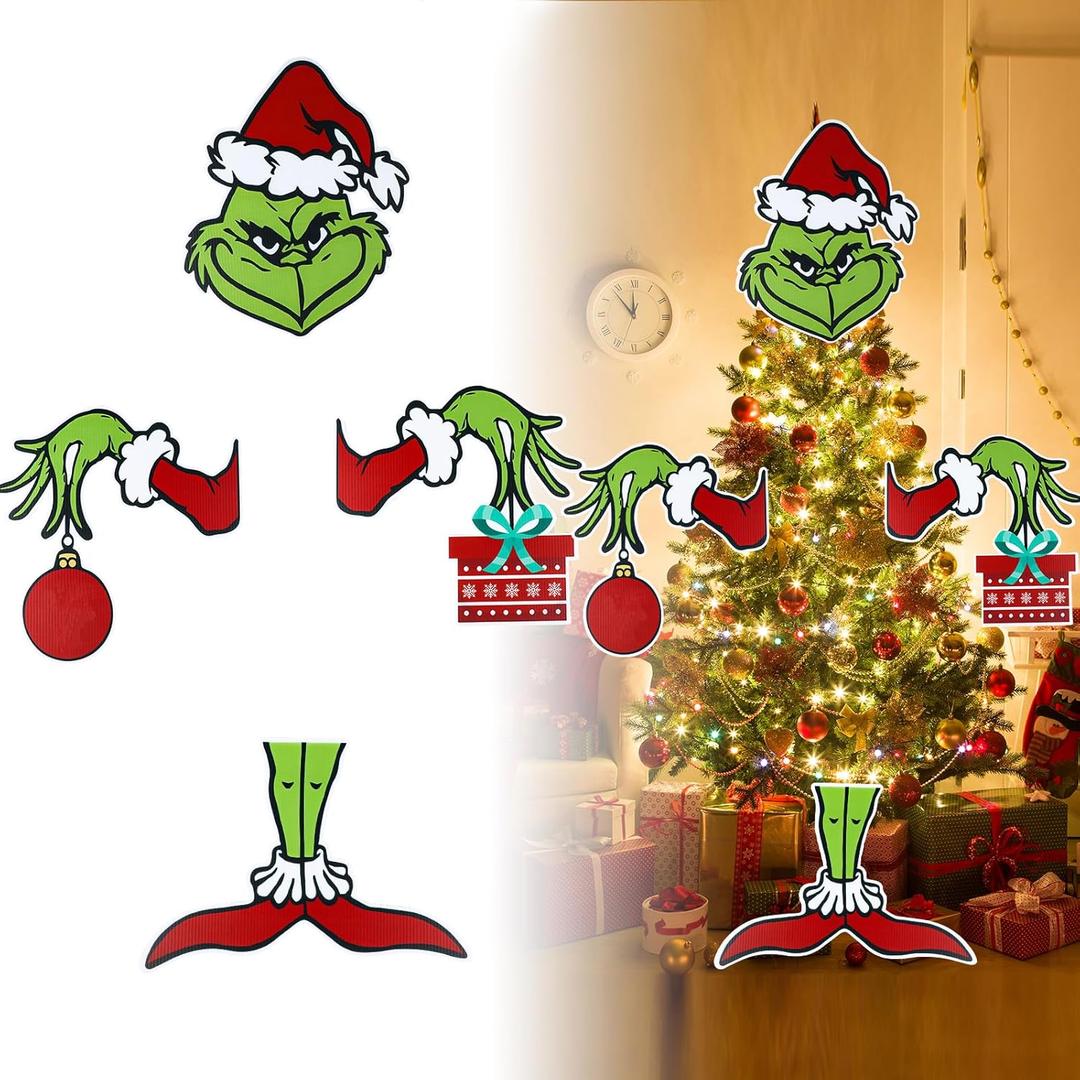 Christmas Decorations for Tree Christmas Tree Topper Tree Ornament Christmas Decor Indoor Home Xmas Party Supplies