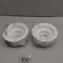 BESULEN RV Plumbing Vent Caps, Sewer Vent Cover Caps Kit for RV Trailer Camper Motorhome, 2 Pcs RV Roof Vent Cover Replacement for 1 to 2 3/8 Inch Pipe, White Plastic Roof Cover Car Accessories