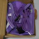 Dog Harness with Leash Set, No-Pull Step-in Reflective Pet Harness with 1 Leash Clips, Adjustable Soft Padded Easy Walk Dog Vest for Small Medium Large Dogs, Cats(Light Purple, Medium)