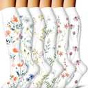 COOLOVER Compression Socks for Women and Men - Best for Circulation, Running, Athletic, Recover, Nurse, Travel, Small-Medium