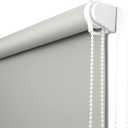 NUTRO CHILL Blackout Roller Shades for Window 30" W x 68" L Light Gray | Window Blinds with Chain Cord, Thermal Insulated, Easy to Install Blackout Roller Blinds for Home, Door, Kitchen, Bathroom