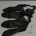 BECROWM Waterproof Dog Boots for Small/Medium Dogs -Dog Paw Protectors Dog Suspender Boots Anti-Slip Pet Shoes for Outdoor Walking, Reflective Stay-On, Dirt-Proof Comfortable Booties (Black, Medium)