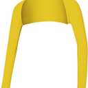Advanced Cooling Shawl Arm Sleeve Sun Protection Comfortable & Breathable for Women Men (Yellow)