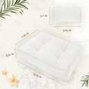 M&G House Newborn Photography Props Small Mattress Pillow Photography Accessories Baby Photoshoot Props Bed Mattress Bed Mat(White)