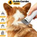 FIXR Dog Grooming Vacuum, All-in-One Pet Grooming Kit with Hair Clipper & Shedding Brush, Low Noise 12,000Pa Dog Hair Remover Vacuum, Pet Groomer Set with Cleaning Brushes, PG01