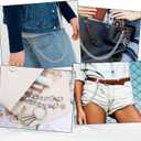 Wallet Chain Hip Hop Punk Pants Chain for Belt Jean Pocket Chains for Men & Women Goth Accessories with Double Buckle