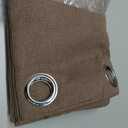 ChrisDowa 100% Blackout Brown Solid Curtains 96 Inches Long 2 Panels for Bedroom Living Room,Farmhouse Room Darkening Thermal Insulated Soundproof Grommet Top Window Treatment Drapes,52x96