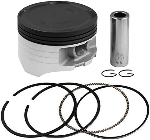Road Passion Engine Piston and Rings Set Replacement for HONDA XR400R 1996-2004 TRX400EX 1999-2007(Oversize +100 86mm;1 Set)