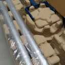 Rechargeable Pool Leaf Vacuum with Telescopic Pole, 83GPM Powerful Suction Cordless Pool Skimmer for Inground & Above Ground Pools with 6.6Gal Leaf Catcher Bag for Heavy Debris Areas (Blue)