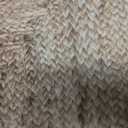 Bedsure 6x9 Printed Jute-Look Washable Area Rug, Soft Polyester Fleece