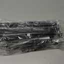 SWTYMIKI Over The Door Shower Caddy - 4 Tier Rustproof Hanging Shower Organizer with Adjustable Shelves, 40 Hooks & Soap Holder, Hanging Shower Rack Storage for Bathroom Accessories, Black