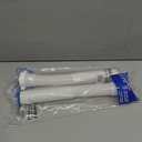 EZ-FLO 1-1/2 Inch x 12 Inch Flexible Extension Tube with Slip-Joint Nut and Washer, White Polypropylene, 35317, Set Of 2
