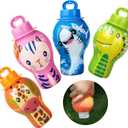 Anti - Spill Proof Bubbles (2 Pack 4 Fl Oz,Tumbler ) Wands Set Mess-Free Bubble Toys for Babies Toddlers Kids 3-6, Indoor Outdoor Easter Basket Stuffers for Boys Girls