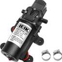 12 Volt Diaphragm Pump 5LPM 1.35 GPM 116PSI Self Priming Sprayer Pump 12V DC Fresh Water Diaphragm Pressure Pump for RV Camper Marine Boat Lawn (60W)