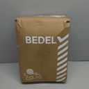BEDELITE Satin Comforter Set King Size, 7 Pieces Pintuck Bed in A Bag with Comforter, Flat Sheet, Fitted Sheet, Pillowcases, Shams, Soft Cozy Similar to Silk Bed Set for All Seasons (Black)
