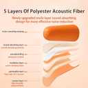 200 Pairs Foam Ear Plugs - 38dB(NRR 33dB) Noise Reduction Disposable Earplugs for Shooting, Sleeping, Work & Construction Site