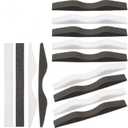 BBTO 50 Pcs Microfiber Memory Foam Nose Bridge Pads Anti Fog Self Adhesive Protection Nose Cushion Sponge Strip Seal