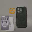 ESR for iPhone16 Pro Case with MagSafe, Supports Magnetic Charging, Smooth & Slim Silicone Case, Shockproof, Full Screen and Camera Protection, Soft Microfiber Lining,Green