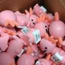 Gejoy 25 Pcs Mini Rubber Axolotl Toys Positive Gifts Mini Axolotls Decorations and Encouragement Birthday Motivational Gifts for Colleague Staff Teacher