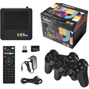 G11 Pro 4K Retro Game Box, Home Retro Video Game Console with 2 Wireless Controllers, HDMI Output, 30000+ Built-in Games (128GB)