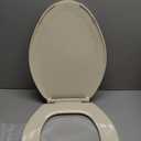 Centoco Elongated Plastic Toilet Seat, Fits Kohler/American Standard/TOTO, Standard Economy Model, Made in the USA, DSAMAZ16-106, Bone