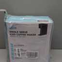 Tastyle Mini Hot and Iced Coffee Maker Single Serve, for K Cup and Ground, 6 to 14 Oz Brew Sizes, with Recipe Book, for Home, Travel, RV, Office and Dorm, Classic Black (2.0 Version)