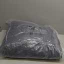 KAKABELL Goose Down Feathers Fiber Comforter Calking Size Noiseless Duvet Insert with Premium Egyptian Cotton Blend Cover Medium Warm Soft Grey Comforter 108x98 Inches