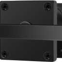 Gate Latch Heavy Duty for Wooden Fence, Right Inswing Side Aluminum Double Side Swinging Door Latch Gate Hardware (Black Finish)