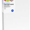 GOTIDEAL Stretched Canvases for Painting, 14x18 Inch Set of 7, Primed White - 100% Cotton Blank Art Canvas Boards for Painting for Acrylic Pouring, Oil Paint Dry & Wet Art Media