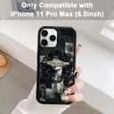 Trendy Gothic Dark Medusa Aesthetic Phone Case Compatible with iPhone 11 Pro Max 6.5 Inch - Shockproof Protective Horror Halloween Case, Vintage Western Mythology Phone Case for Women Men Girls