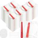 200 Packs Hotel Vanity Kit Individually Wrapped Hotel Amenities Disposable Travel Size Hospitality Supplies, Each Includes 2 Cotton Pads 4 Travel qtips Nail File for Motels Makeup Toiletry200