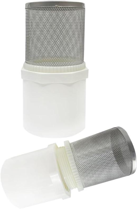 DN32/1.2" inch Suction Strainers Stainless Steel Filter Cover Connected to DN32/1.2" PVC Water Pipe Used to Remove Debris and Reduce Solid EntryKoi Pond Filtration System.