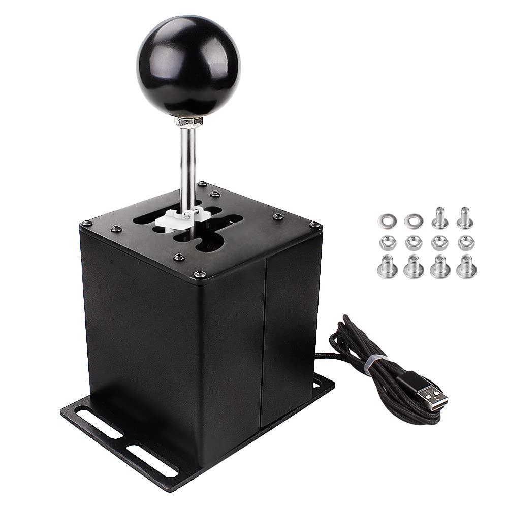 Sequential Sim Racing Shifter Logitech Compatible RASTP PC USB Simulator Shifter, Compatible with Logitech G29 G27 G25 ...