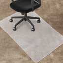 SHAREWIN Office Chair Mat for Carpet Floors, 48" x 30" Clear Desk Chair Mats for Low Pile Carpeted Protector, Sturdy PVC Computer Chair Mats Anti-Slip and Easy to Clean for Home & Office