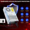 VAYALT 24V 20.8A 500W DC Switching Power Supply, Universal Regulated Switching AC 110V/220V to DC 24V Transformer, 24V Power Supply for Industrial, CCTV, Computer Project, 3D Printer, LED Strip Light