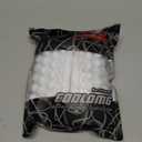 COOLOMG Basketball Knee Pads Youth Kids Adult Football Protective Padded Knee Compression Sleeves White M