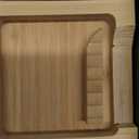Large Charcuterie Board Set with Knife Set, 12.6" 11.2" Square Fruit Tray, Bamboo Cheese Platter (Double-Drawer), Great for Group Gatherings, House Warming Gifts New Home, Birthday Gifts for Women