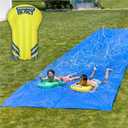 BACKYARD BLAST - 30' x 6' Heavy Duty Waterslide with Sprinkler - Easy to Setup - Extra Thick to Prevent Rips & Tears