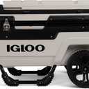 Igloo Trailmate Journey 70Qt Wheeled Cooler, Insulated Hard Shell Ice Chest (Bone)