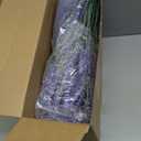 XunYee 80 Bundles Artificial Lavender Flowers UV Resistant Faux Plastic Flowers Faux Lavender Plants for Outdoor Garden Patio Window Box Office Table Centerpiece Indoor Decoration (Purple)