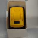 220W Power Inverter Compatible with Dewalt 20V Battery, DC 20V to AC 110V Inverter, Portable Power Station Generator with 1 AC Outlet, 2 USB Ports & 1 Type-C Fast Charging, 400LM LED Work Light (Yellow)