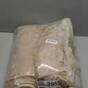 Soft Runner Rugs for Bedroom, Beige 3x7 Area Rugs Fluffy Rug Shaggy Area Rug Carpet, Bedside Rug for Living Room Bedroom Kids Room Home Decor